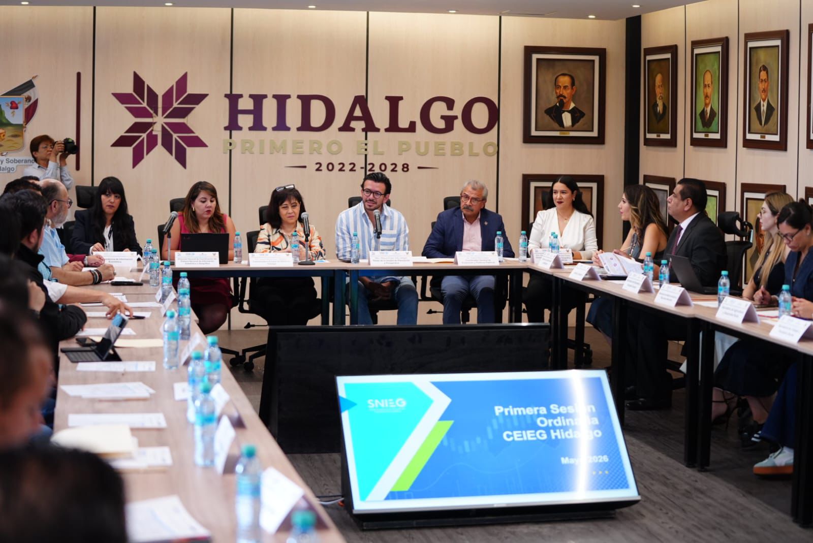 Realizan Primera Sesión Ordinaria 2026 del Comité de Información Estadística y Geográfica de Hidalgo